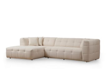 Octavian sohva divaanilla 5-istuttava - Beige - Huonekalut - Sohva - Divaanisohva