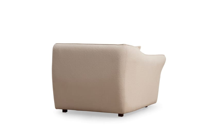 Damor kaareva sohva 4-istuttava - Beige - Huonekalut - Sohva - 4:n istuttava sohva