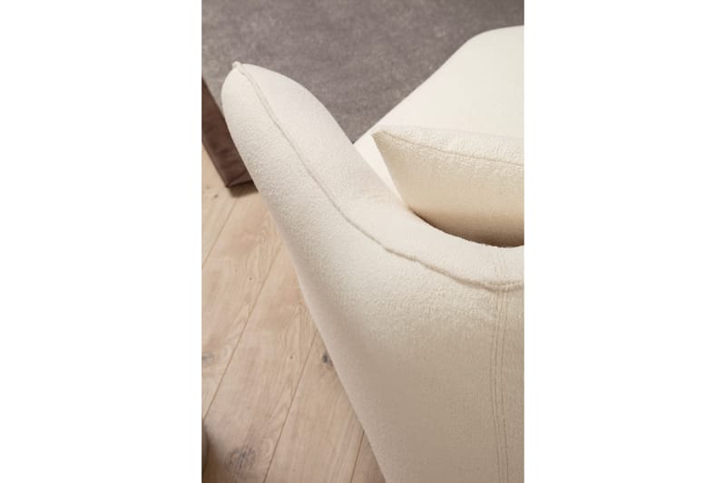 Damor kaareva sohva 3-istuttava - Beige - Huonekalut - Sohva - 3:n istuttava sohva