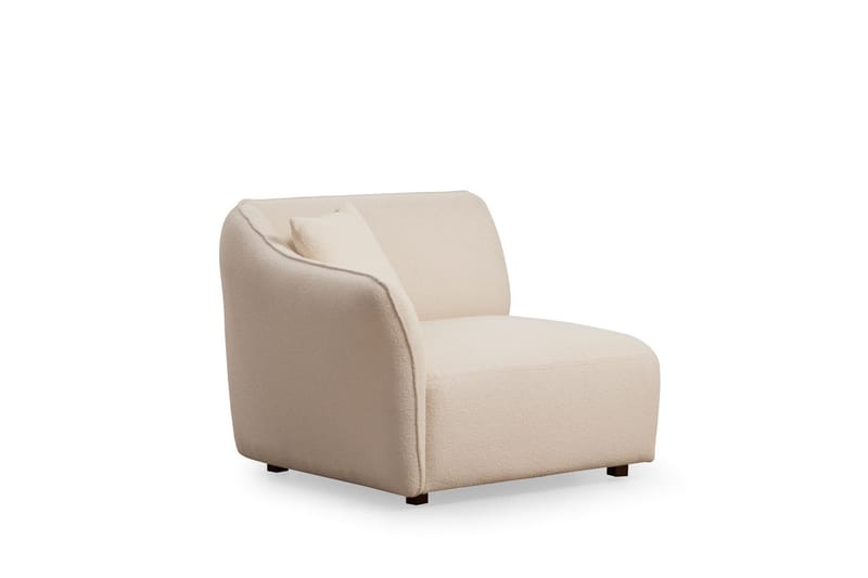 Damor kaareva sohva 4-istuttava - Beige - Huonekalut - Sohva - 4:n istuttava sohva
