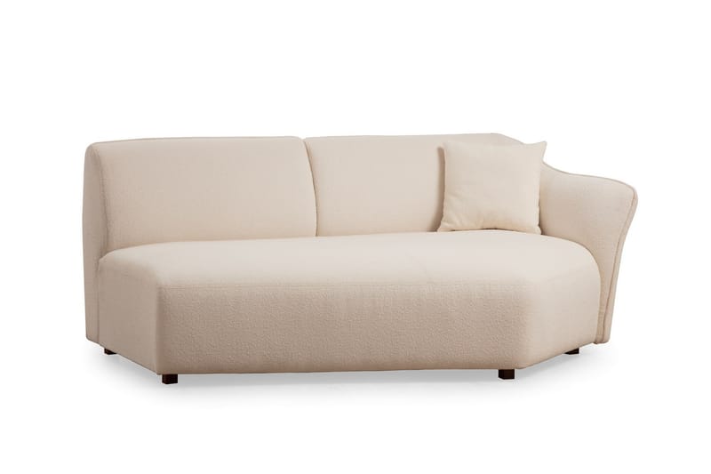 Damor kaareva sohva 3-istuttava - Beige - Huonekalut - Sohva - 3:n istuttava sohva