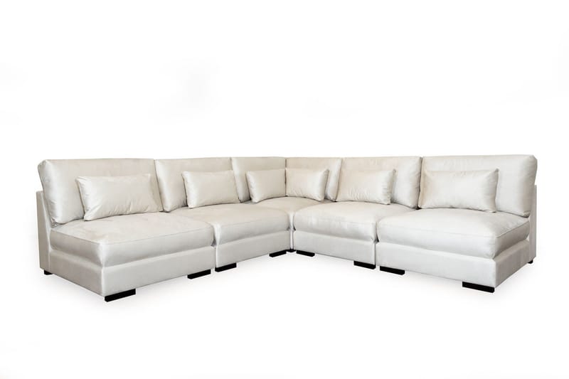 Dubai kulmasohva, Valkoinen