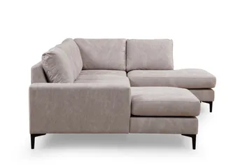 Svanabyn sohva divaanilla ja lepotuolilla 4-istuttava - Beige - Huonekalut - Sohva - U-Sohva