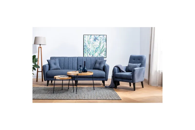 Arianda sohvaryhmä, Merensininen