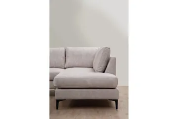 Svanabyn sohva divaanilla ja lepotuolilla 4-istuttava - Beige - Huonekalut - Sohva - U-Sohva
