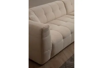 Octavian sohva divaanilla 5-istuttava - Beige - Huonekalut - Sohva - Divaanisohva