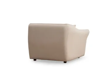 Damor kaareva sohva 3-istuttava - Beige - Huonekalut - Sohva - 3:n istuttava sohva