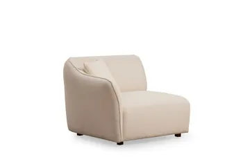 Damor kaareva sohva 3-istuttava - Beige - Huonekalut - Sohva - 3:n istuttava sohva