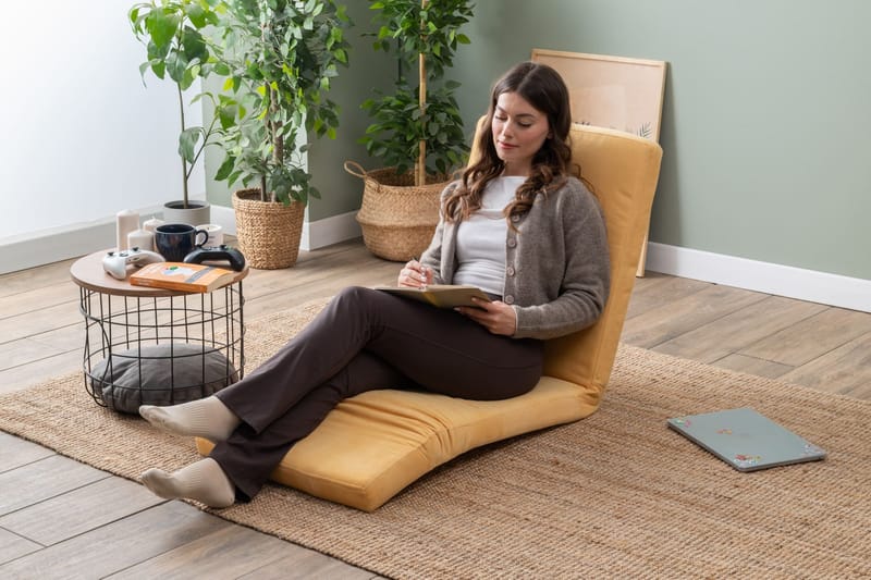 1-istuttava vuodesohva Atelier Del Sofa Nami Single (55 x 50 x 60 cm) Mustard - Huonekalut - Sohva - Vuodesohva