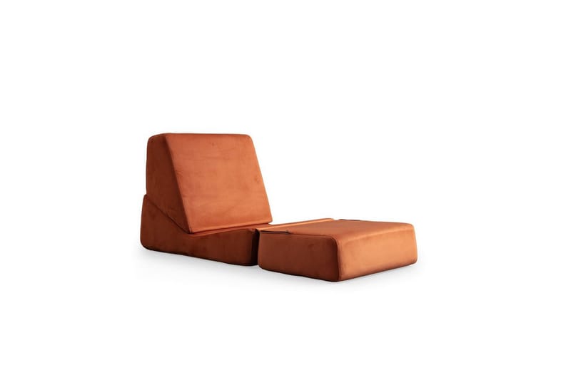 1-istuttava vuodesohva Dorielton Muunneltava Oranssi - Oranssi - Huonekalut - Sohva - Vuodesohva