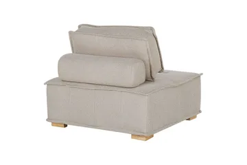 1-sitssoffa Beliani Tibro Beige, ljust trä Beige||Light colored wood - Huonekalut - Sohva - Moduulisohva