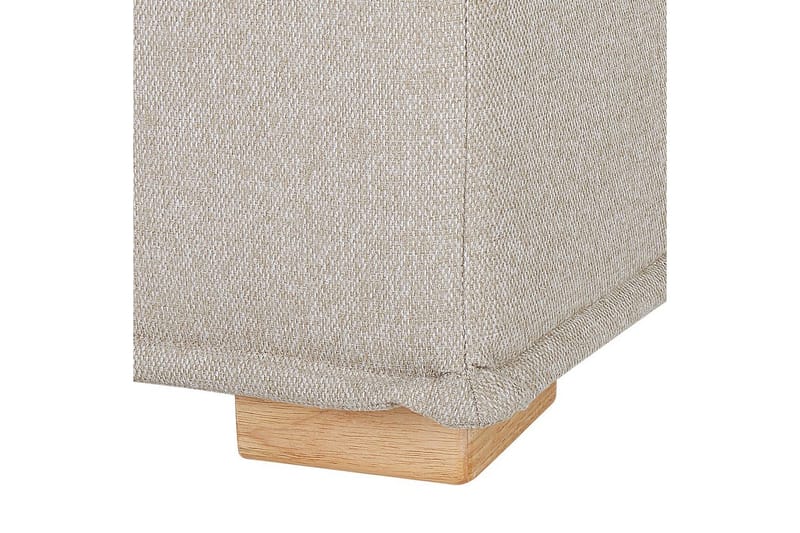 1-sitssoffa Beliani Tibro Beige, ljust trä Beige||Light colored wood - Huonekalut - Sohva - Moduulisohva