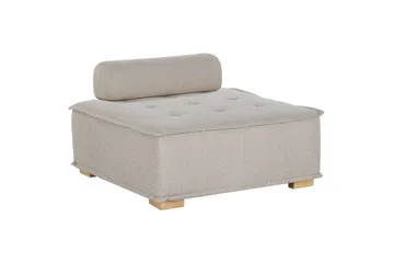 1-sitssoffa Beliani Tibro Beige, ljust trä Beige||Light colored wood - Huonekalut - Sohva - Moduulisohva