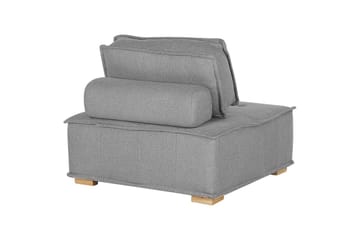 1-sitssoffa Beliani Tibro Beige, ljust trä Grey - Harmaa - Huonekalut - Sohva - Moduulisohva