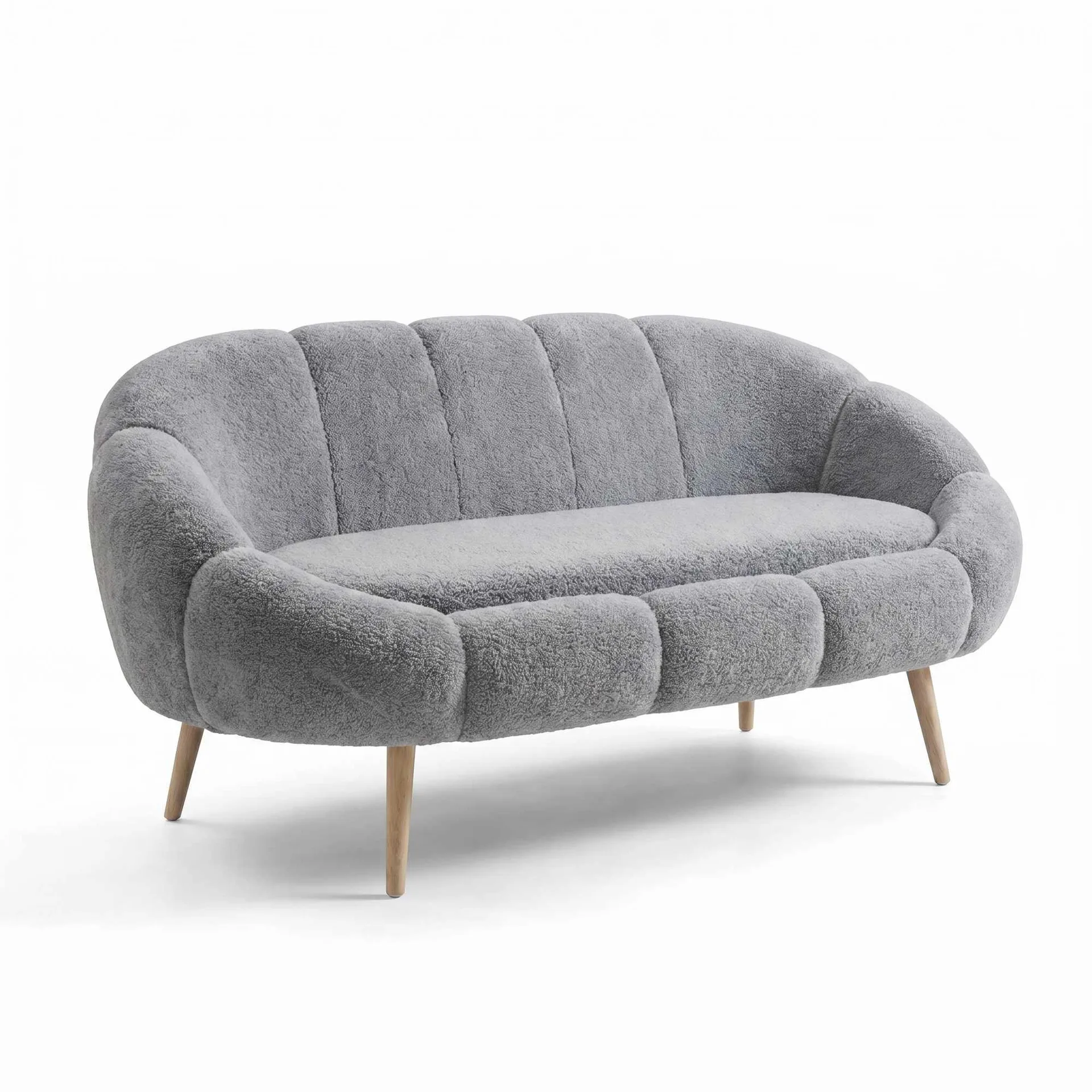 2-istuttava sohva Atelier Del Sofa Lida (130 x 105 x 50 cm) Harmaa -