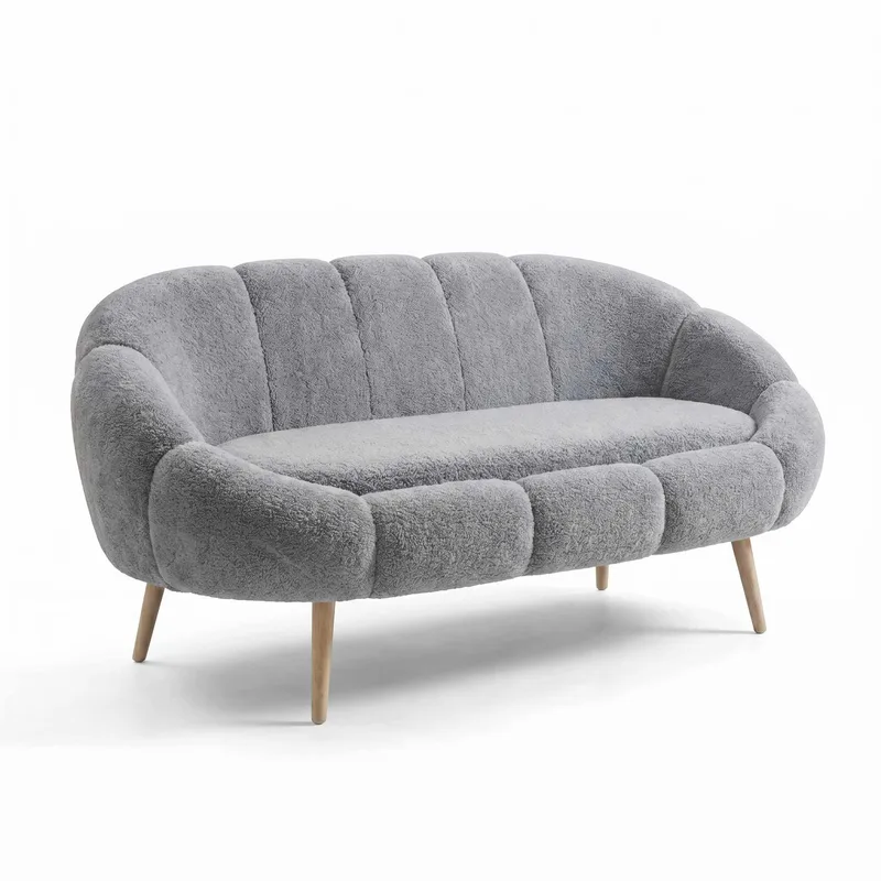 2-istuttava sohva Atelier Del Sofa Lida (130 x 105 x 50 cm) Harmaa, undefined