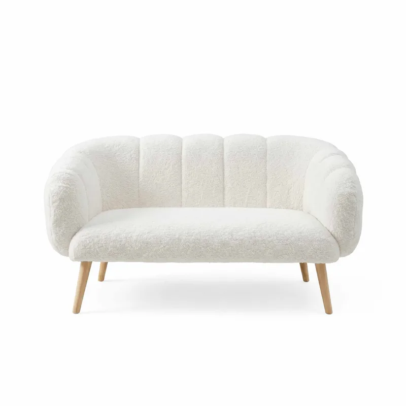 2-istuttava sohva Atelier Del Sofa Lotus (120 x 95 x 42 cm) valkoinen, undefined