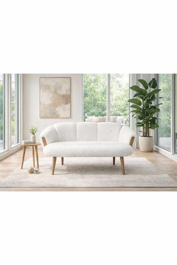 2-istuttava sohva Atelier Del Sofa Star (128 x 102 x 65 cm) Valkoinen - Huonekalut - Sohva - 2:n istuttava sohva