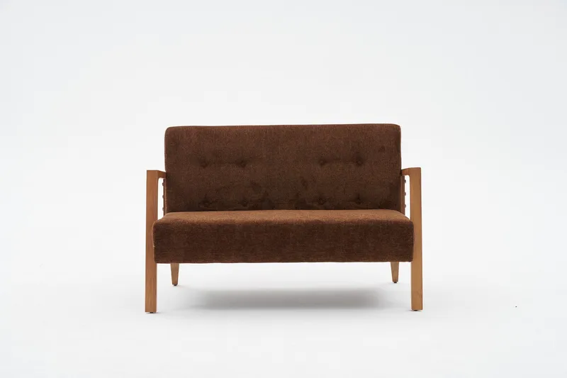 2-istuttava Sohva Geenvale - Ruskea - Huonekalut - Sohva - 2:n istuttava sohva