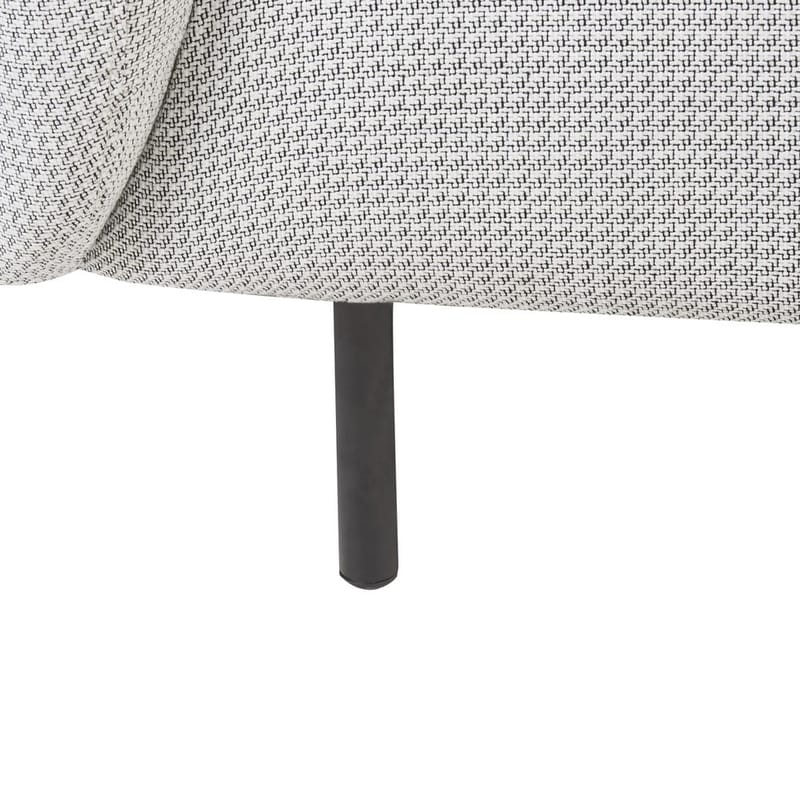 2-istuttava sohva Loen - Valkoinen, Musta - Huonekalut - Sohva - 2:n istuttava sohva