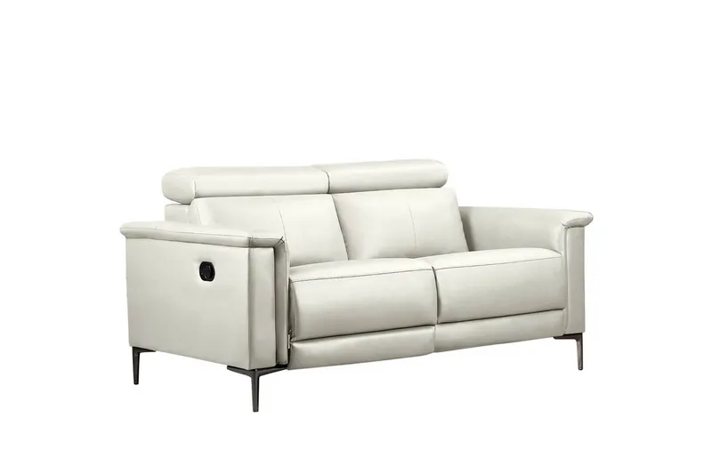 2-istuttava sohva Lund Kermanvärinen, PU, Manuaalinen nojatuoli, Kermanvärinen, PU, Manuaalinen nojatuoli