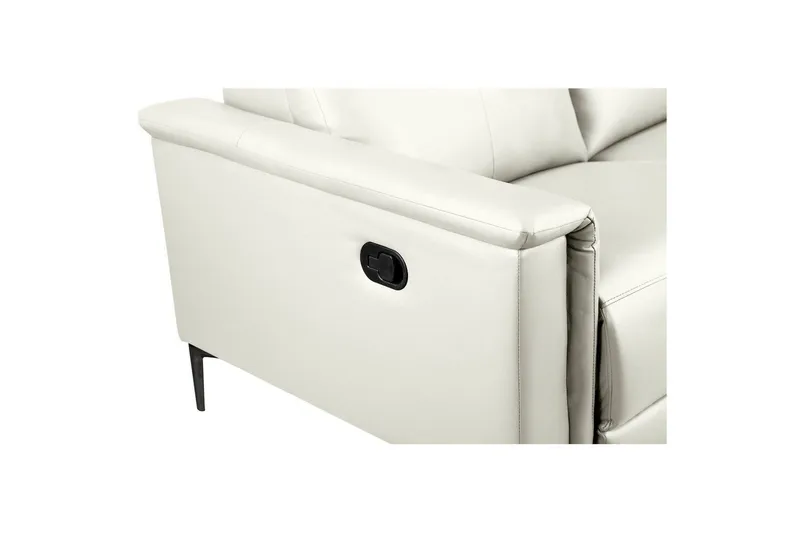 2-istuttava sohva Lund Kermanvärinen, PU, Manuaalinen nojatuoli - Kermanvärinen, PU, Manuaalinen nojatuoli - Huonekalut - Sohva - Mekanismisohva - 2 istuttava mekanismisohva