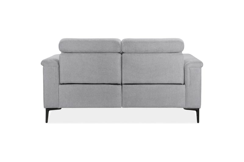 2-istuttava sohva Lund Vaaleanharmaa, Belfast-kangas, Manuaalinen nojatuoli - Vaaleanharmaa, Belfast-kangas, Manuaalinen nojatuoli - Huonekalut - Sohva - 2:n istuttava sohva
