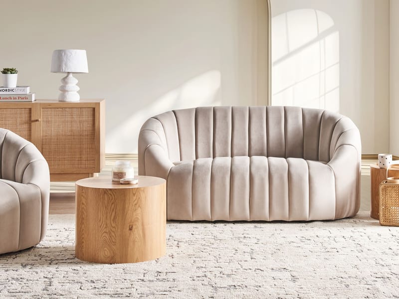 2-istuttava sohva Malung - Beige - Huonekalut - Sohva - 2:n istuttava sohva
