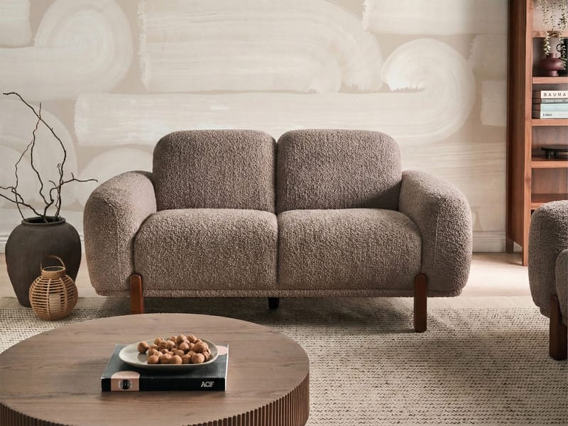 2-istuttava sohva Odnes bukleessa - Beige - Huonekalut - Sohva - 2:n istuttava sohva