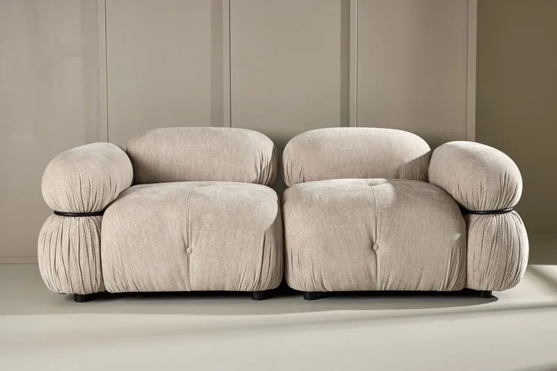 2-istuttava sohva Venture Home Mika, beige