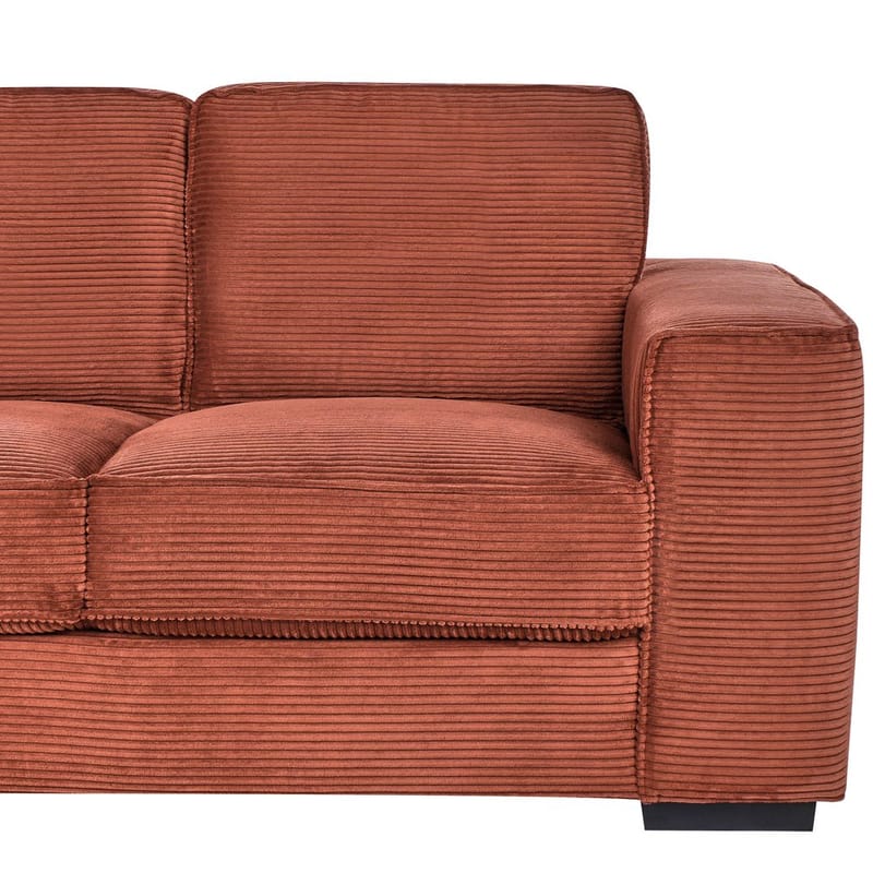 2-istuttava sohva Vikran - Ruskea, Musta - Huonekalut - Sohva - 2:n istuttava sohva