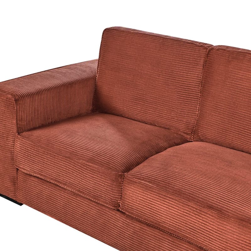 2-istuttava sohva Vikran - Ruskea, Musta - Huonekalut - Sohva - 2:n istuttava sohva