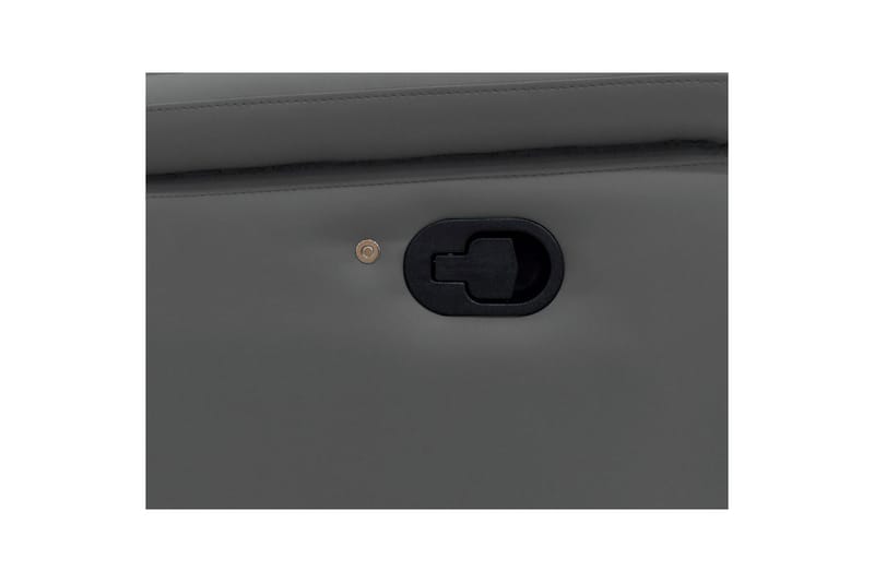 2-istuttava sohva Pareli Harmaa, Nahka/PU, Manuaalinen nojatuoli - Harmaa, Nahka/PU, Manuaalinen nojatuoli - Huonekalut - Sohva - Mekanismisohva - 2 istuttava mekanismisohva