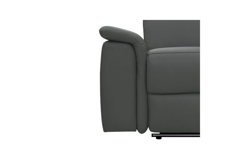 2-istuttava sohva Pareli Harmaa, Nahka/PU, Sähköinen lepotuoli - Harmaa, Nahka/PU, Sähköinen lepotuoli - Huonekalut - Sohva - Mekanismisohva - 2 istuttava mekanismisohva