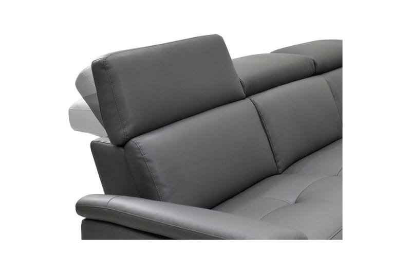 2-istuttava sohva Pareli Harmaa, Nahka/PU, Sähköinen lepotuoli - Harmaa, Nahka/PU, Sähköinen lepotuoli - Huonekalut - Sohva - Mekanismisohva - 2 istuttava mekanismisohva