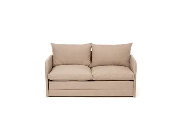 2-istuttava vuodesohva Rubby (128 x 70 x 66 cm) Beige - Beige - Huonekalut - Sohva - Vuodesohva