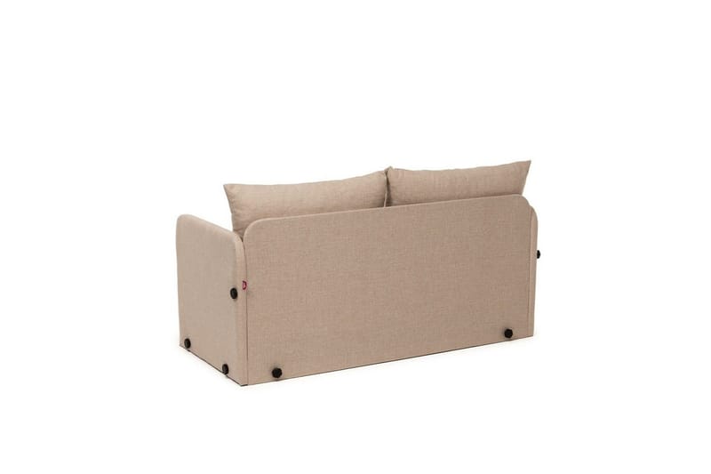 2-istuttava vuodesohva Rubby (128 x 70 x 66 cm) Beige - Beige - Huonekalut - Sohva - Vuodesohva