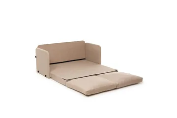 2-istuttava vuodesohva Rubby (128 x 70 x 66 cm) Beige - Beige - Huonekalut - Sohva - Vuodesohva