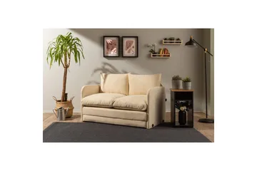 2-istuttava vuodesohva Rubby (128 x 70 x 66 cm) Kerma - Kerma - Huonekalut - Sohva - Vuodesohva