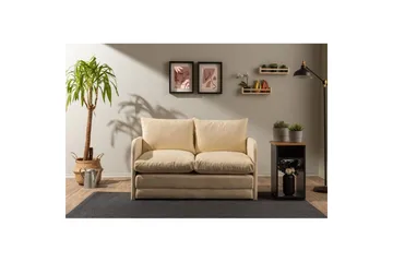 2-istuttava vuodesohva Rubby (128 x 70 x 66 cm) Kerma - Kerma - Huonekalut - Sohva - Vuodesohva
