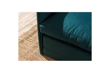 2-istuttava vuodesohva Rubby (128 x 70 x 66 cm) Petroli vihreä - Petroli vihreä - Huonekalut - Sohva - Vuodesohva