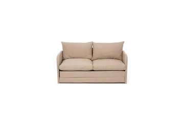 2-istuttava vuodesohva Rubby (148 x 70 x 66 cm) Beige - Beige - Huonekalut - Sohva - Vuodesohva