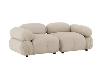 2-Seat Sofa Venture Home Beige Silver - Huonekalut - Sohva - 2:n istuttava sohva
