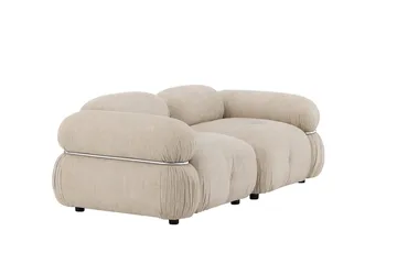2-Seat Sofa Venture Home Beige Silver - Huonekalut - Sohva - 2:n istuttava sohva