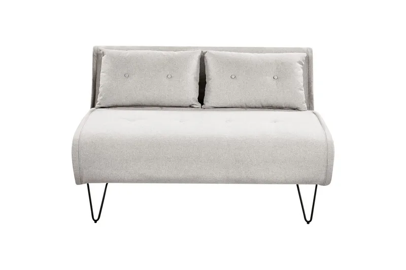 2-sitssoffa Vestfold Grey||Black - Huonekalut - Sohva - Vuodesohva