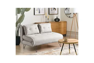 2-sitssoffa Vestfold Grey||Black - Huonekalut - Sohva - Vuodesohva