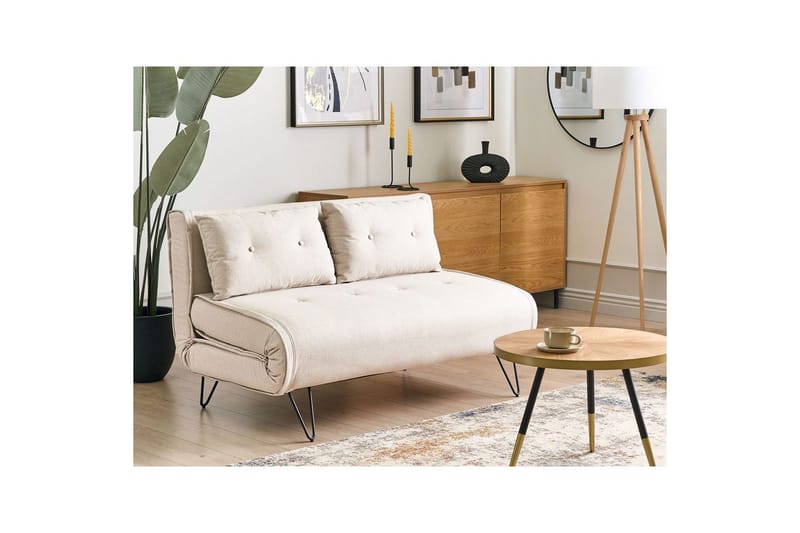 2-sitssoffa Vestfold NO_BRAND Beige - Beige - Huonekalut - Sohva - Vuodesohva