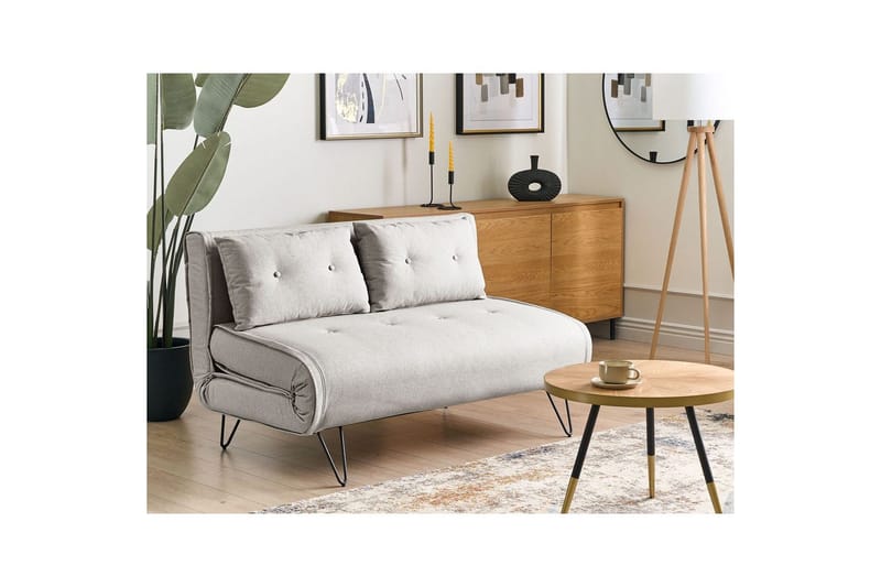 2-sitssoffa Vestfold NO_BRAND Grey||Black - Huonekalut - Sohva - Vuodesohva