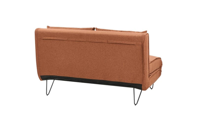 2-sitssoffa Vestfold Orange||Black - Huonekalut - Sohva - Vuodesohva