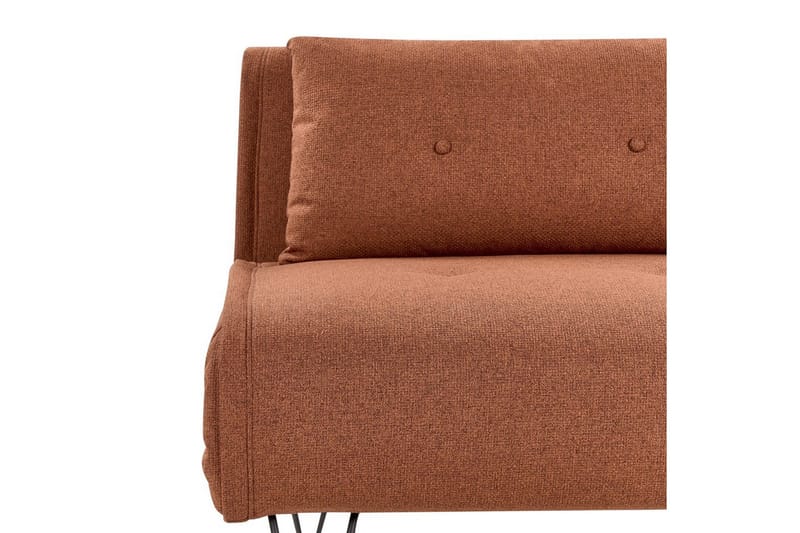 2-sitssoffa Vestfold Orange||Black - Huonekalut - Sohva - Vuodesohva